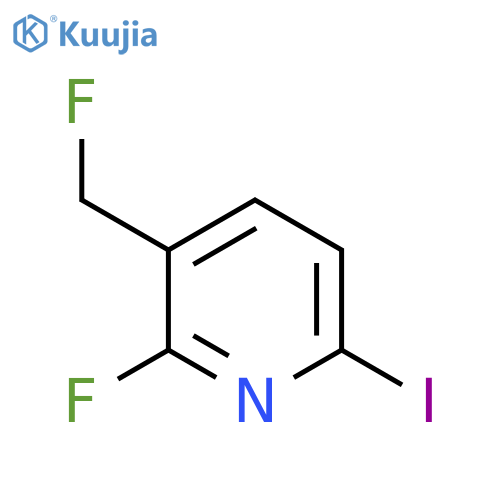 2-Fluoro-3-fluoromethyl-6-iodopyridine structure