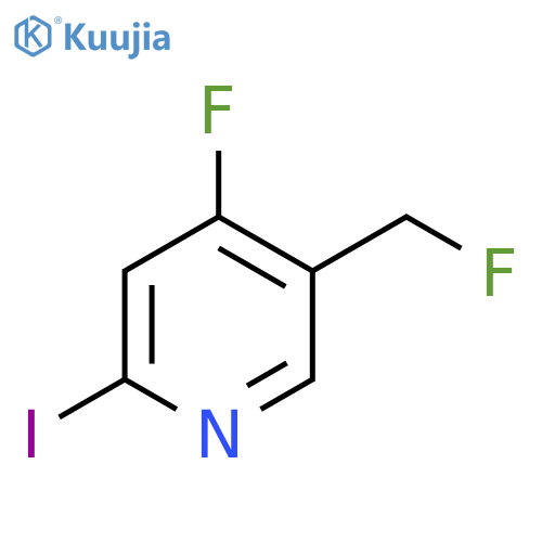 4-Fluoro-5-fluoromethyl-2-iodopyridine structure