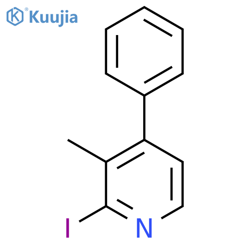 2-Iodo-3-methyl-4-phenylpyridine structure