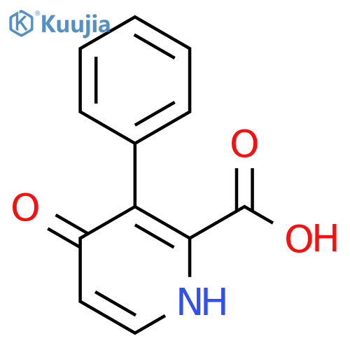 4-Hydroxy-3-phenylpicolinic acid structure