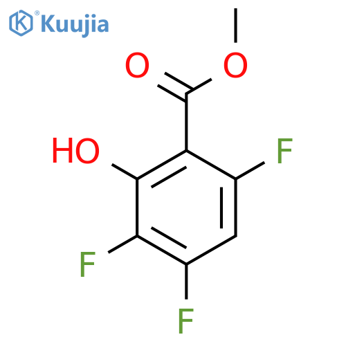 Methyl 2-hydroxy-3,4,6-trifluorobenzoate structure