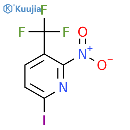 6-Iodo-2-nitro-3-(trifluoromethyl)pyridine structure