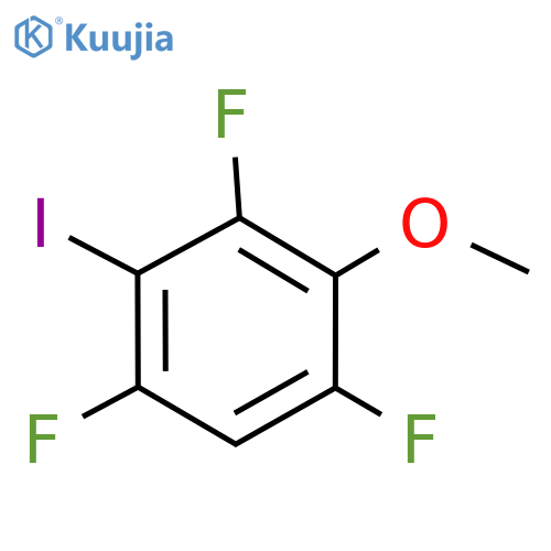 1,3,5-Trifluoro-2-iodo-4-methoxybenzene structure
