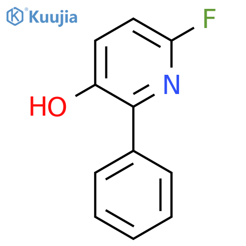 6-Fluoro-3-hydroxy-2-phenylpyridine structure