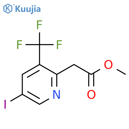 Methyl 5-iodo-3-(trifluoromethyl)pyridine-2-acetate structure
