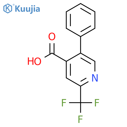 5-Phenyl-2-(trifluoromethyl)isonicotinic acid structure