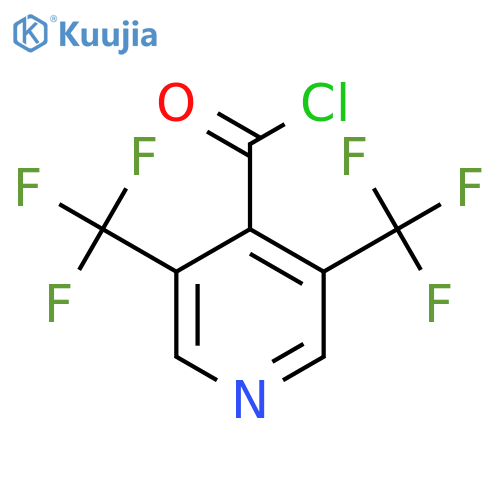 3,5-Bis(trifluoromethyl)pyridine-4-carbonyl chloride structure