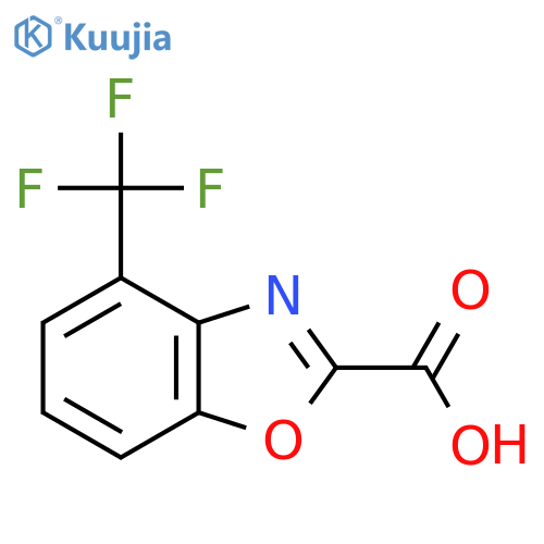 4-(Trifluoromethyl)benzo[d]oxazole-2-carboxylic acid structure