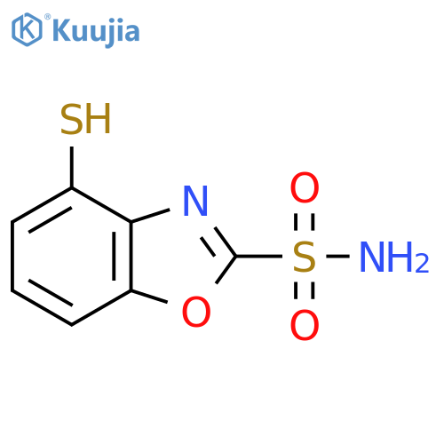 4-Mercaptobenzo[d]oxazole-2-sulfonamide structure