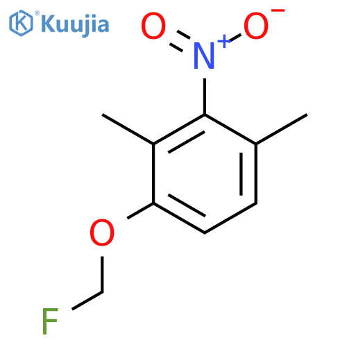 1,3-Dimethyl-4-fluoromethoxy-2-nitrobenzene structure
