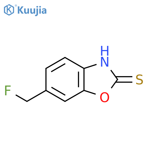 6-(Fluoromethyl)-2-mercaptobenzo[d]oxazole structure