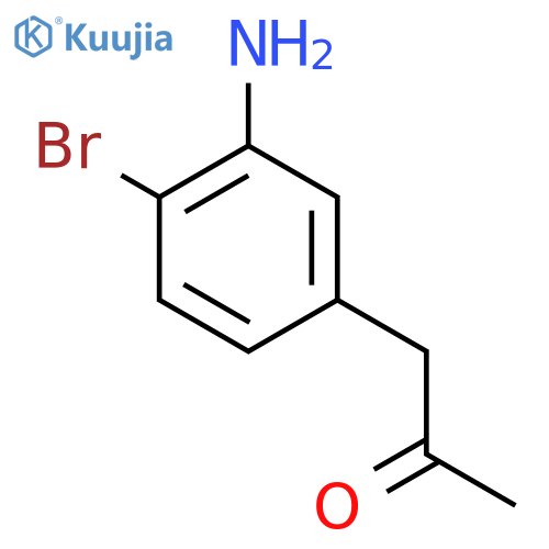 1-(3-Amino-4-bromophenyl)propan-2-one structure