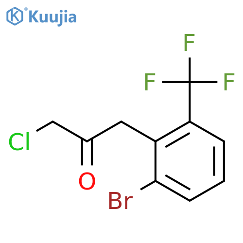 1-(2-Bromo-6-(trifluoromethyl)phenyl)-3-chloropropan-2-one structure