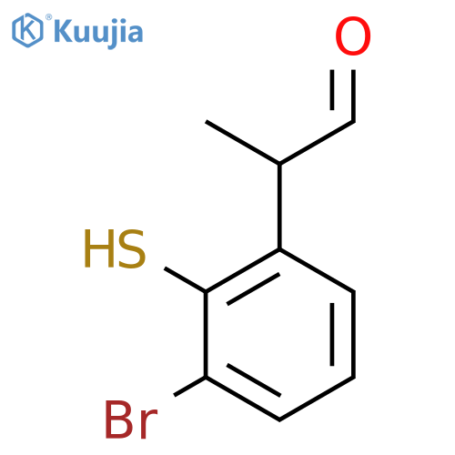 3-Bromo-2-mercaptophenylpropanal structure
