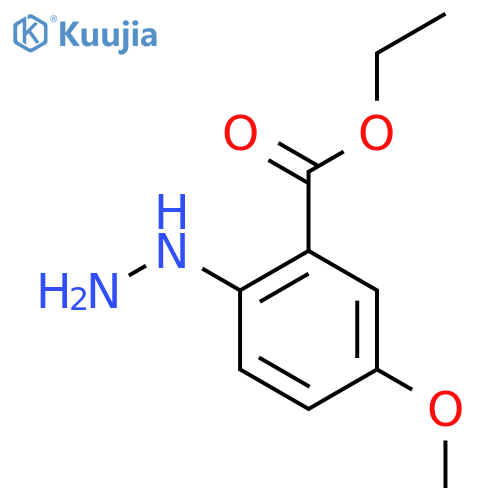 Ethyl 2-hydrazinyl-5-methoxybenzoate structure