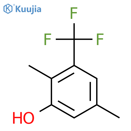 2,5-Dimethyl-3-(trifluoromethyl)phenol structure