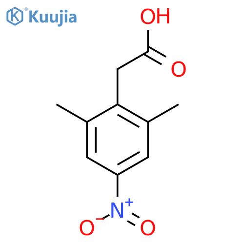 2,6-Dimethyl-4-nitrophenylacetic acid structure