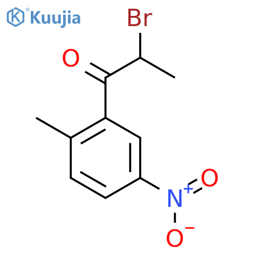 2-(2-Bromopropanoyl)-4-nitrotoluene structure