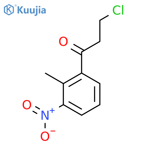 2-(3-Chloropropanoyl)-6-nitrotoluene structure