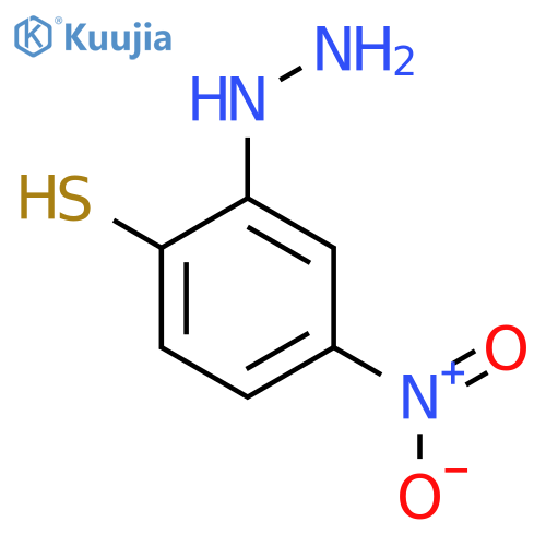 2-Mercapto-5-nitrophenylhydrazine structure