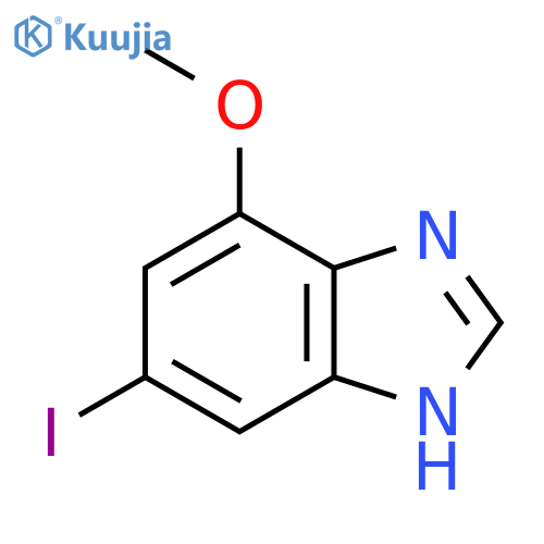 5-Iodo-7-methoxy-1H-benzimidazole structure