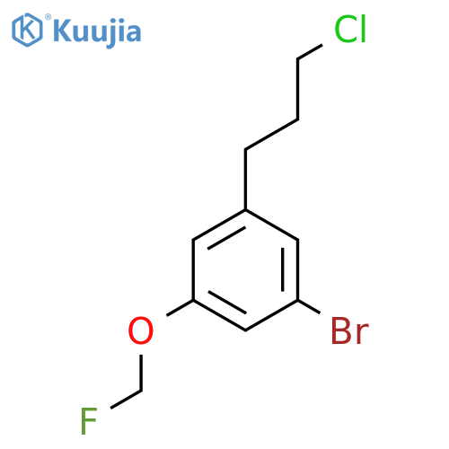 1-Bromo-3-(3-chloropropyl)-5-(fluoromethoxy)benzene structure