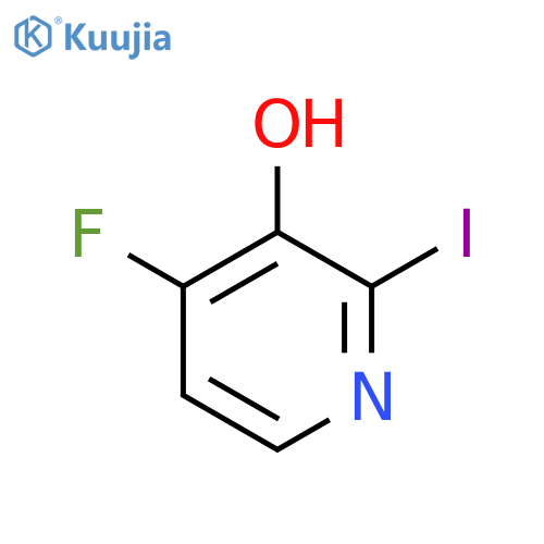 4-Fluoro-3-hydroxy-2-iodopyridine structure
