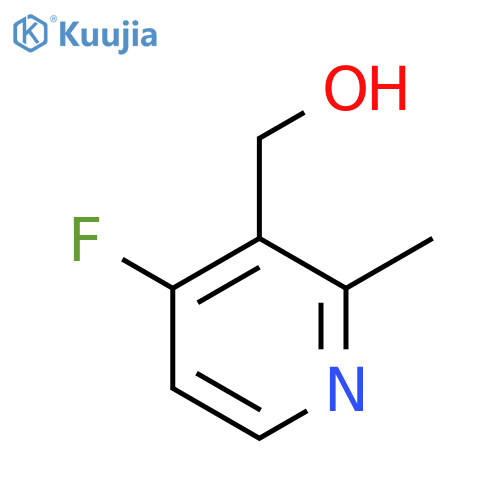 4-Fluoro-2-methylpyridine-3-methanol structure