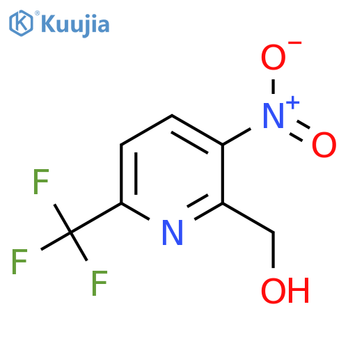3-Nitro-6-(trifluoromethyl)pyridine-2-methanol structure