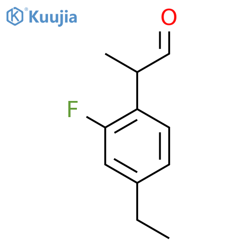 4-Ethyl-2-fluorophenylpropanal structure