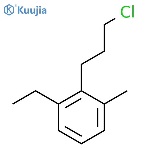 2-(3-Chloropropyl)-3-ethyltoluene structure