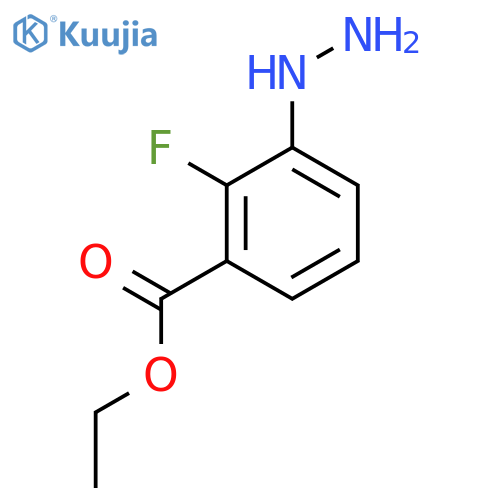 Ethyl 2-fluoro-3-hydrazinylbenzoate structure