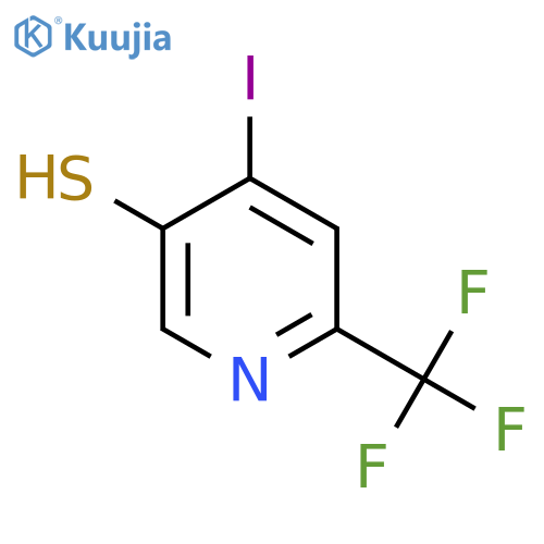 4-Iodo-5-mercapto-2-(trifluoromethyl)pyridine structure