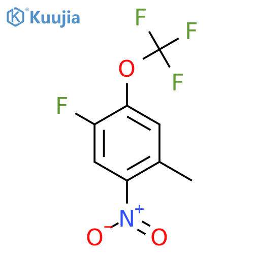 4-Fluoro-2-nitro-5-(trifluoromethoxy)toluene structure