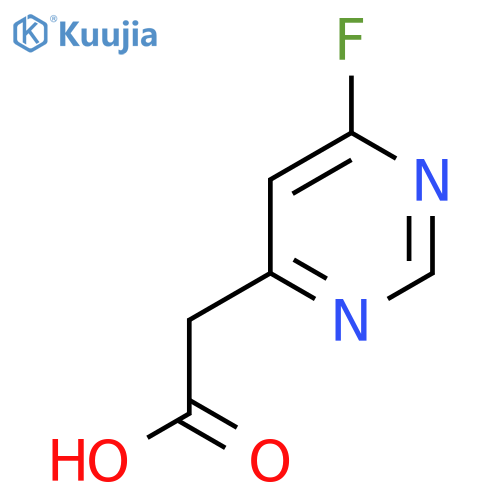 4-Fluoropyrimidine-6-acetic acid structure