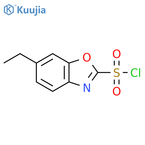 6-Ethylbenzo[d]oxazole-2-sulfonyl chloride structure
