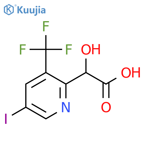 2-(5-Iodo-3-(trifluoromethyl)pyridin-2-yl)-2-hydroxyacetic acid structure