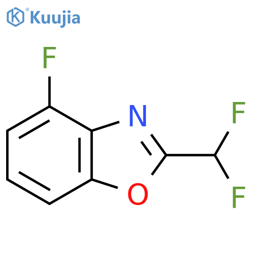 2-(Difluoromethyl)-4-fluorobenzo[d]oxazole structure