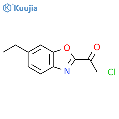 2-(2-Chloroacetyl)-6-ethylbenzo[d]oxazole structure