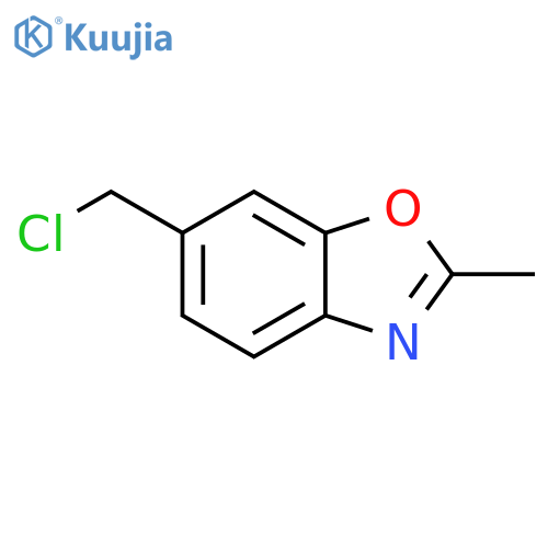 Benzoxazole, 6-(chloromethyl)-2-methyl- structure