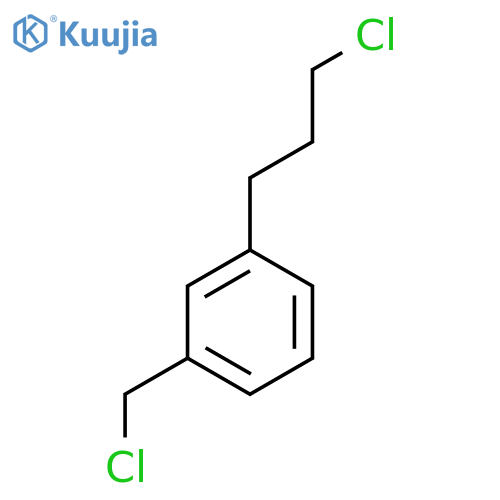 3-(3-Chloropropyl)benzyl chloride structure