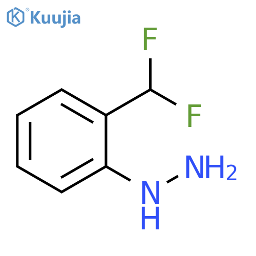 Hydrazine, [2-(difluoromethyl)phenyl]- structure