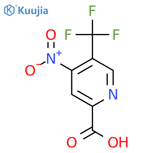 4-Nitro-5-(trifluoromethyl)picolinic acid structure