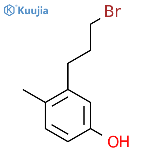 3-(3-Bromopropyl)-4-methylphenol structure