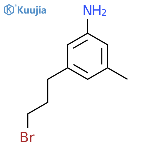 3-(3-Bromopropyl)-5-methylaniline structure