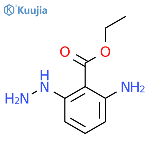 Ethyl 2-amino-6-hydrazinylbenzoate structure