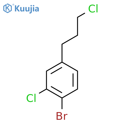 4-Bromo-3-chloro(3-chloropropyl)benzene structure