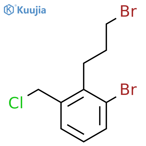 3-Bromo-2-(3-bromopropyl)benzyl chloride structure