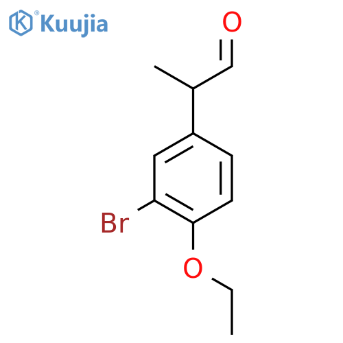 3-Bromo-4-ethoxyphenylpropanal structure