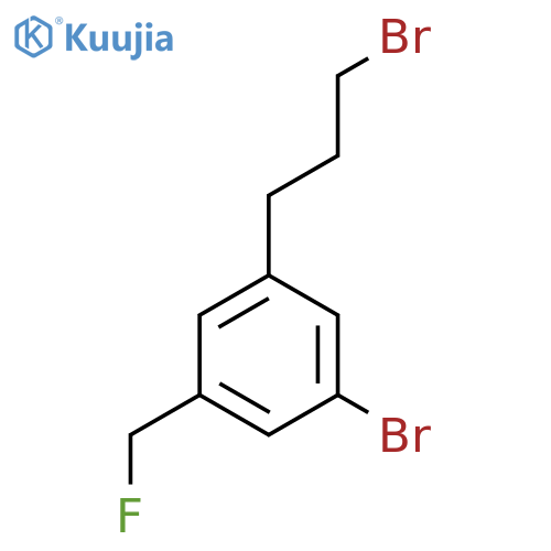 3-Bromo-5-(3-bromopropyl)benzyl fluoride structure